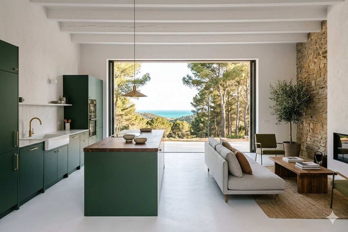 Detalle de fisura estructural en muro de vivienda con regla de medición